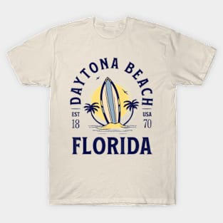 Daytona Beach Florida Surf Summer Vacation Vintage T-Shirt